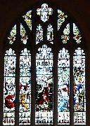 Jean-Baptiste Capronnier Capronnier's east window for the Chapel of St Michael and St George oil on canvas